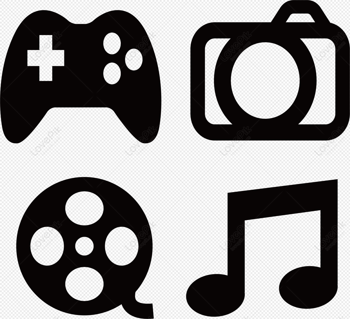 entertainment symbols