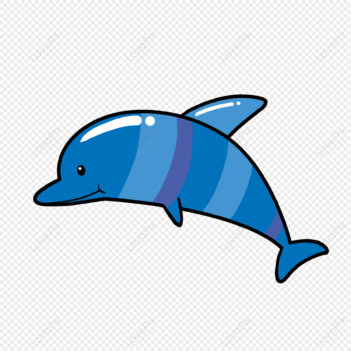 Cartoon Dolphin PNG Picture And Clipart Image For Free Download - Lovepik |  401077035