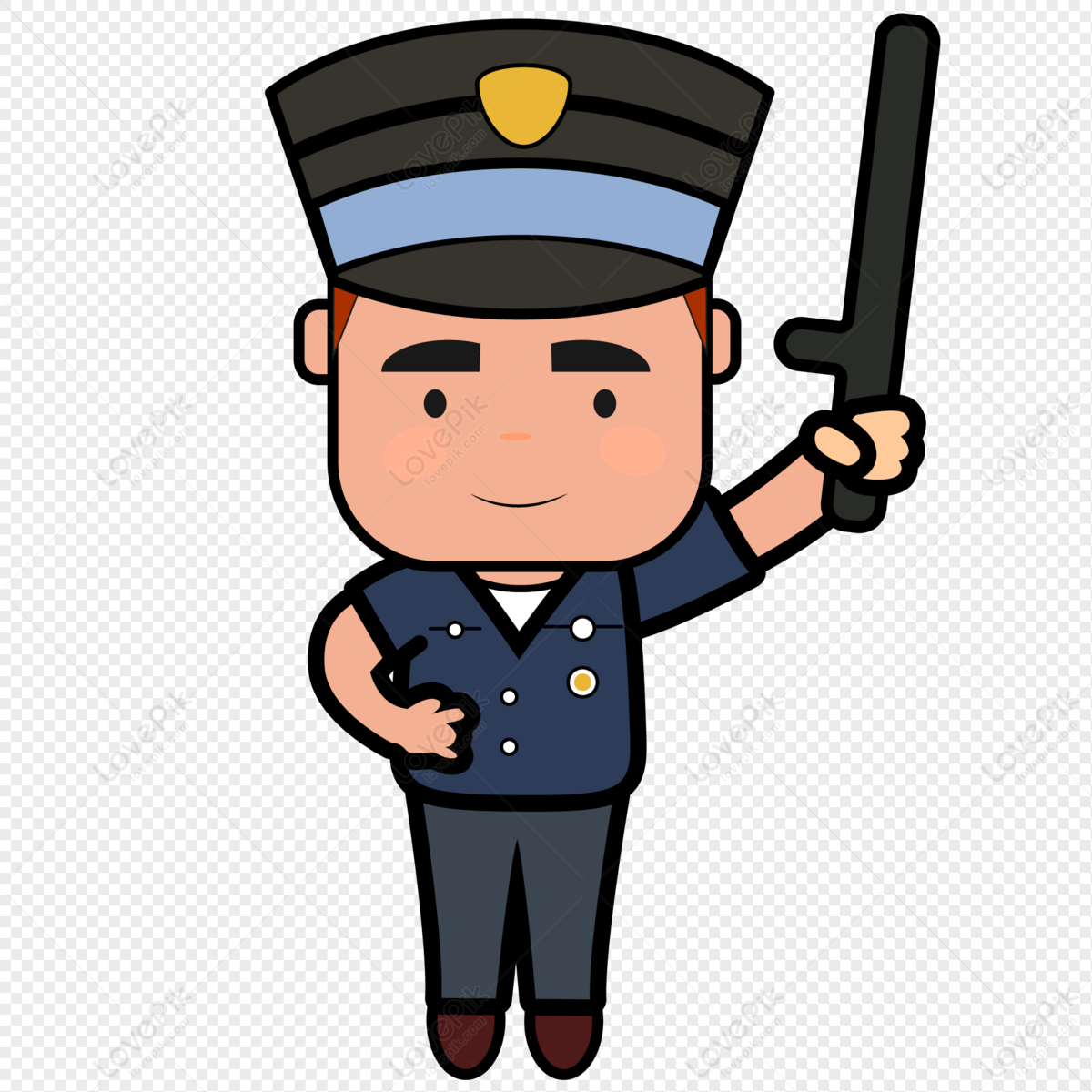 Cartoon Police Character Material Patterns PNG Free Download And Clipart  Image For Free Download - Lovepik | 401069573