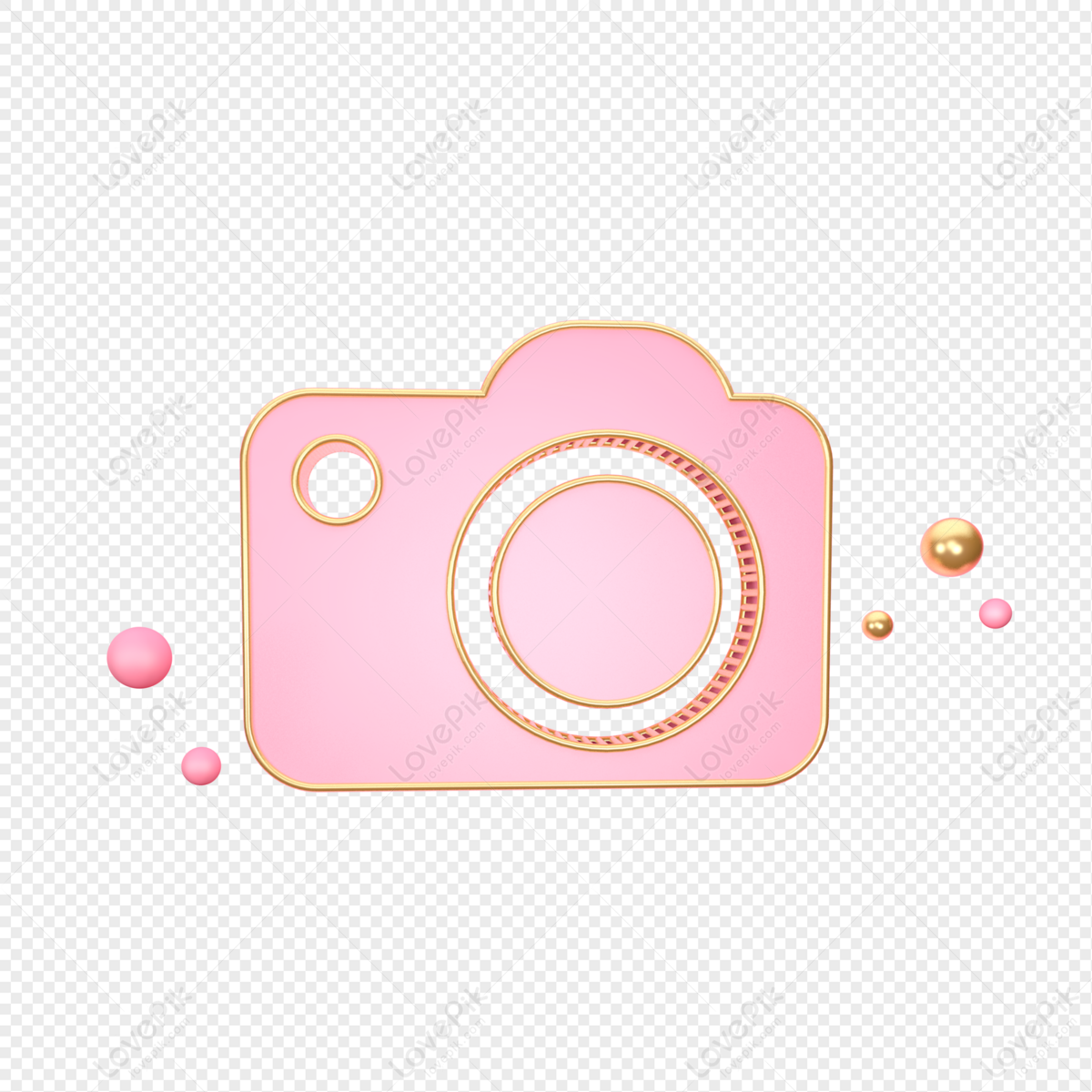 pink camera icon