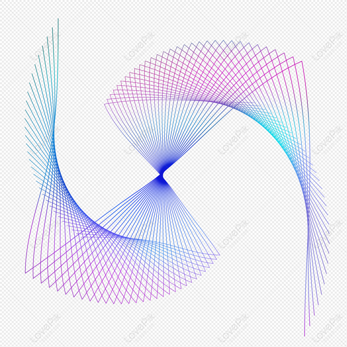 abstract vector lines png