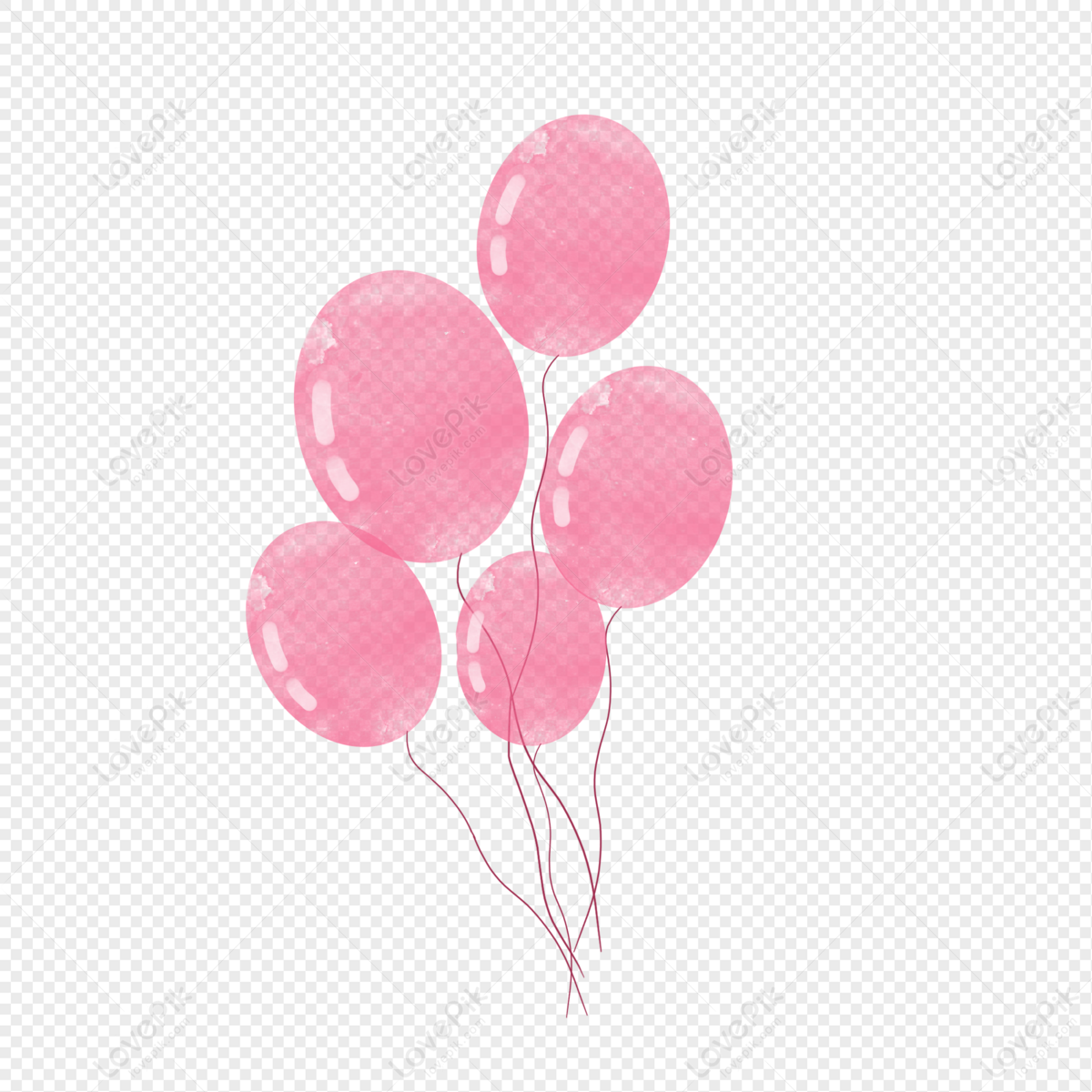 Pink Balloons PNG Images With Transparent Background | Free Download On  Lovepik