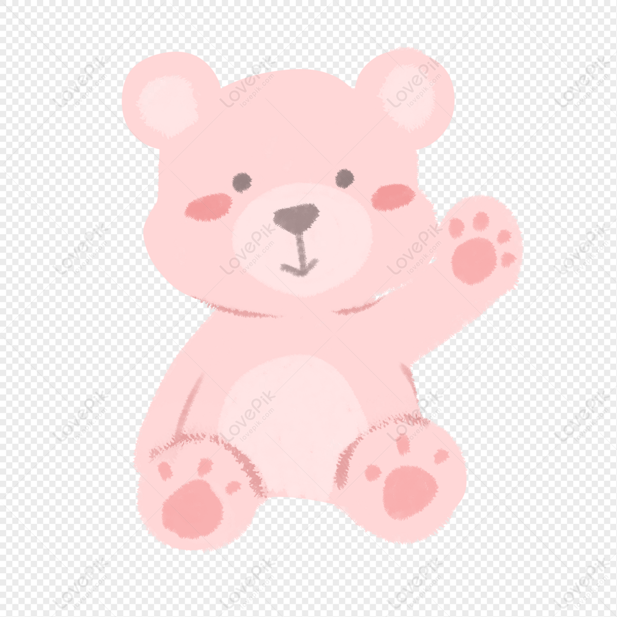 Pink Cartoon Bear PNG Free Download And Clipart Image For Free ...