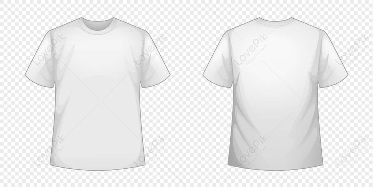 White T Shirt Design PNG Transparent Images Free Download, Vector Files