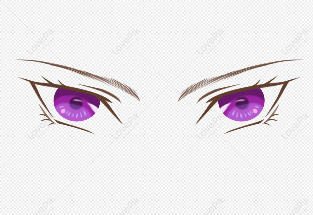 Anime Eyes PNG Transparent Background, Free Download #30702