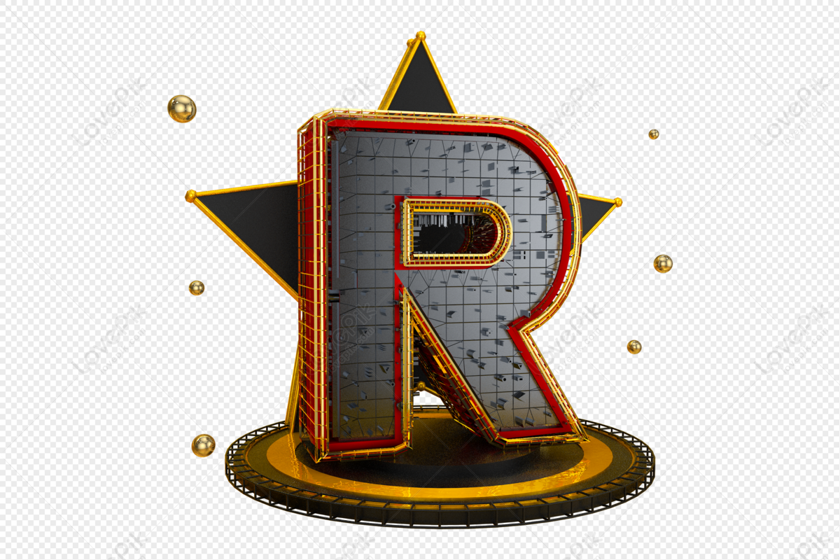 R Monogram Logo Template Graphic by bllinkstudio · Creative Fabrica