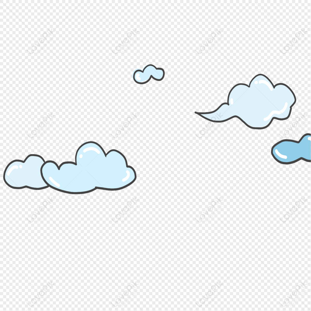Cartoon Cloud PNG Transparent Background And Clipart Image For Free  Download - Lovepik | 401188450