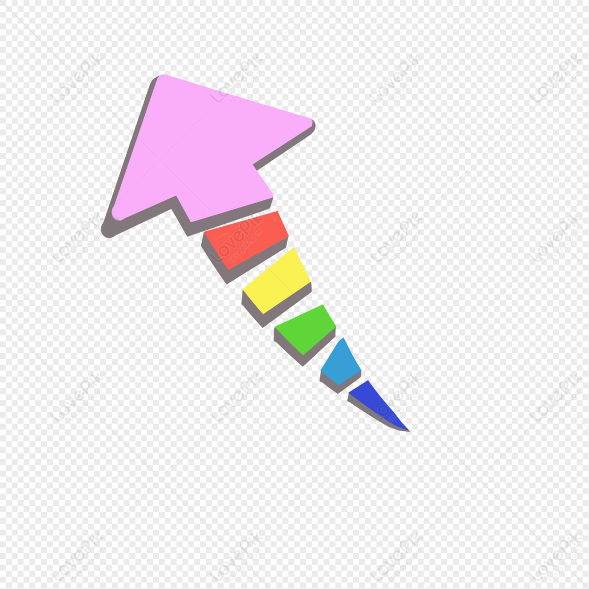 Flechas Coloridas De Dibujos Animados Lindo Flechas De Colores La | My ...