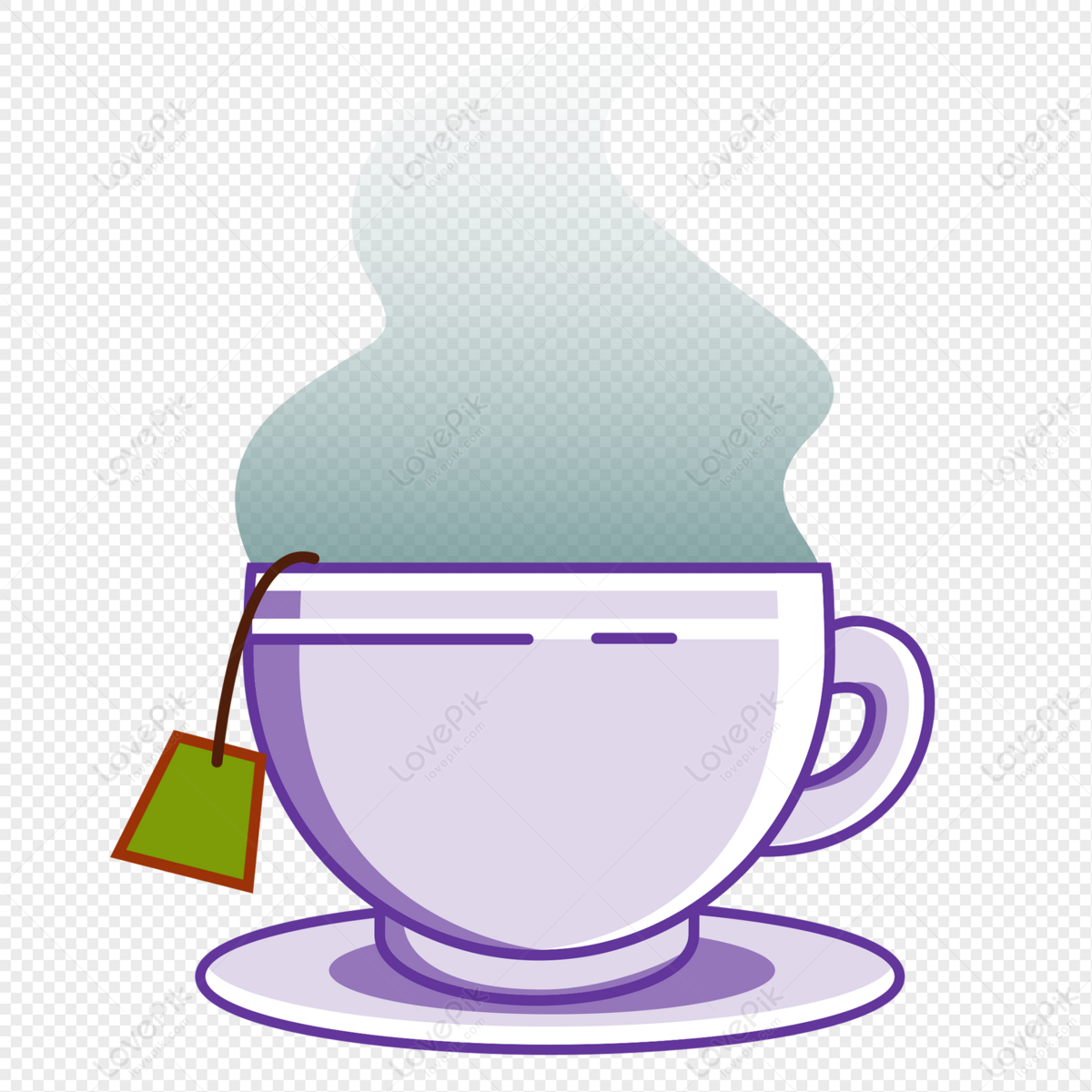 Cartoon Cup Of Hot Tea Illustration Free PNG And Clipart Image For Free  Download - Lovepik | 401274849