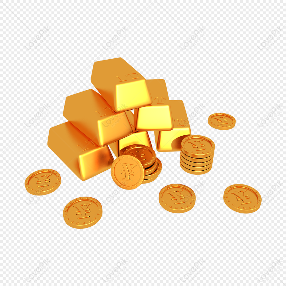 Cartoon Gold Bar Gold Coin Illustration PNG Transparent Background And  Clipart Image For Free Download - Lovepik | 401277070