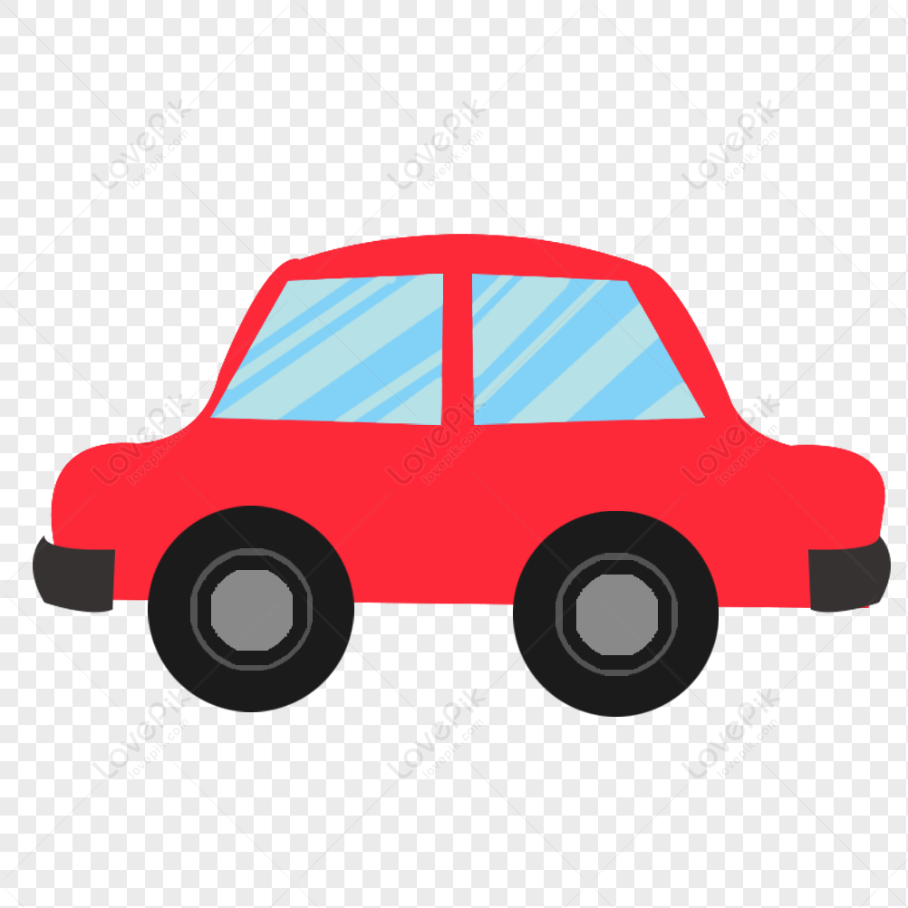 Cartoon Hand Drawn Red Car PNG Transparent Background And Clipart Image For  Free Download - Lovepik | 401190560