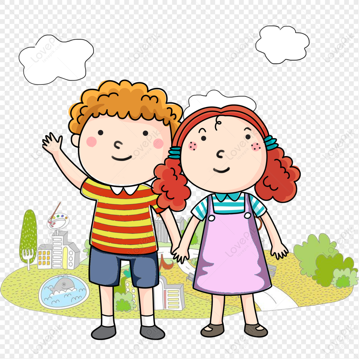Children Hand In Hand PNG Image Free Download And Clipart Image For Free  Download - Lovepik | 401228981