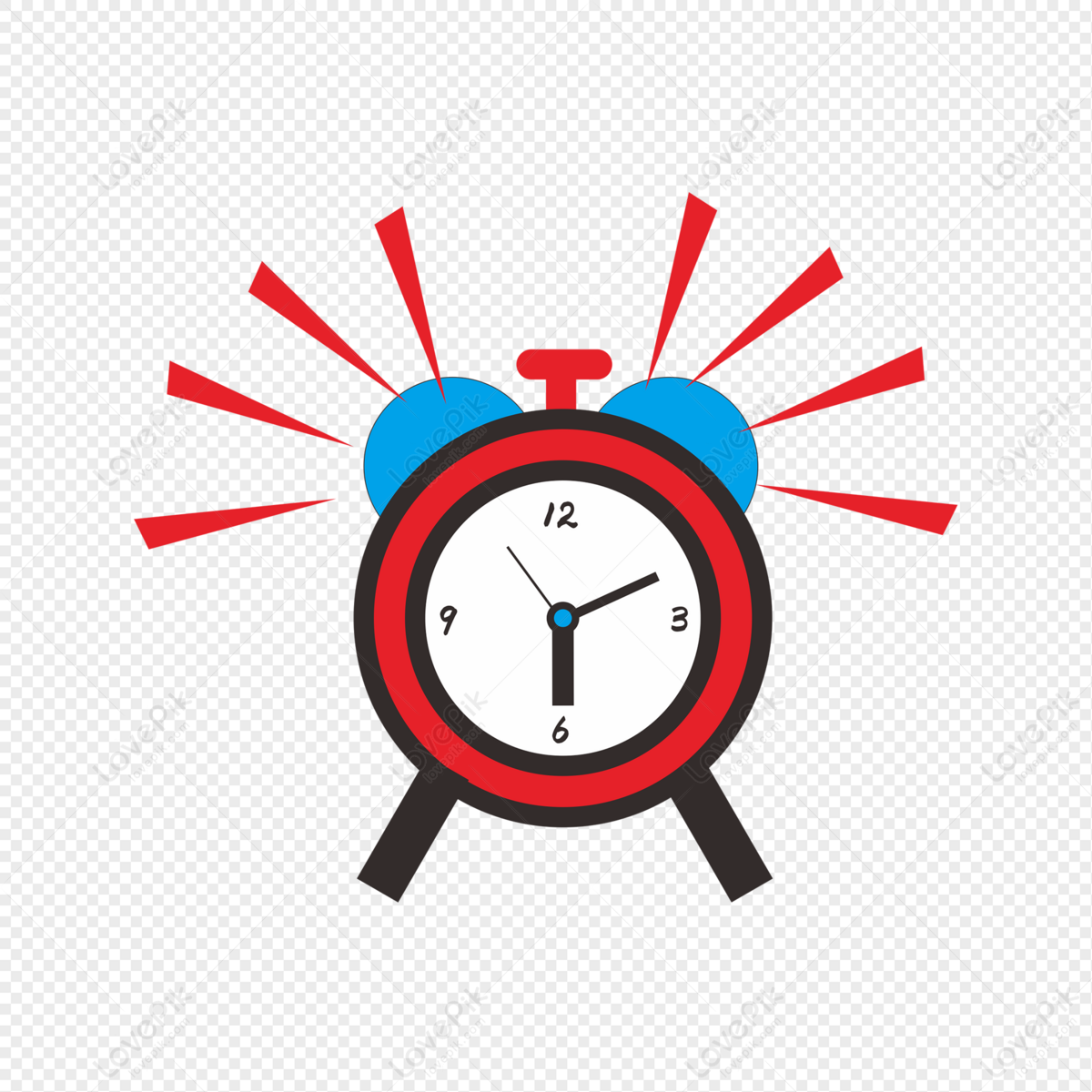 Creative Cartoon Alarm Clock, Cartoon Alarm Clock, Creative, Clock