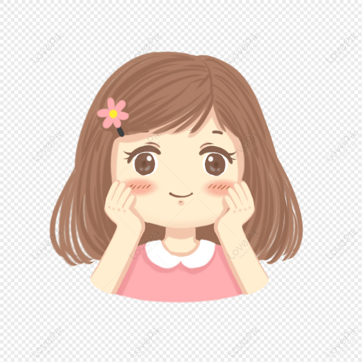 Cute Girl Avatar PNG Image Free Download And Clipart Image For Free Download  - Lovepik | 401231841