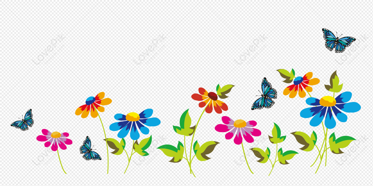 Flowers And Butterflies PNG Hd Transparent Image And Clipart Image For Free  Download - Lovepik | 401243664