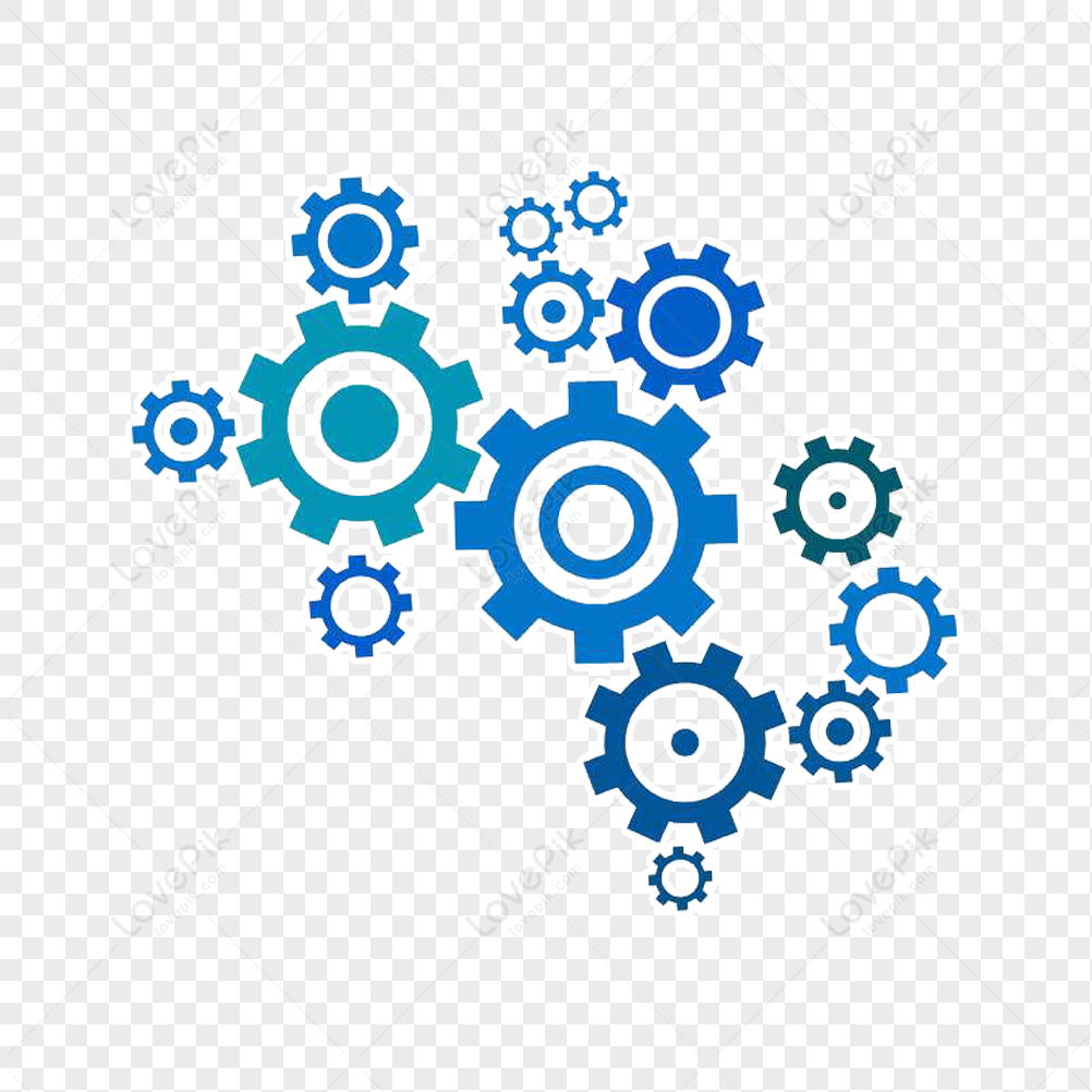 Working Gears PNG Images With Transparent Background