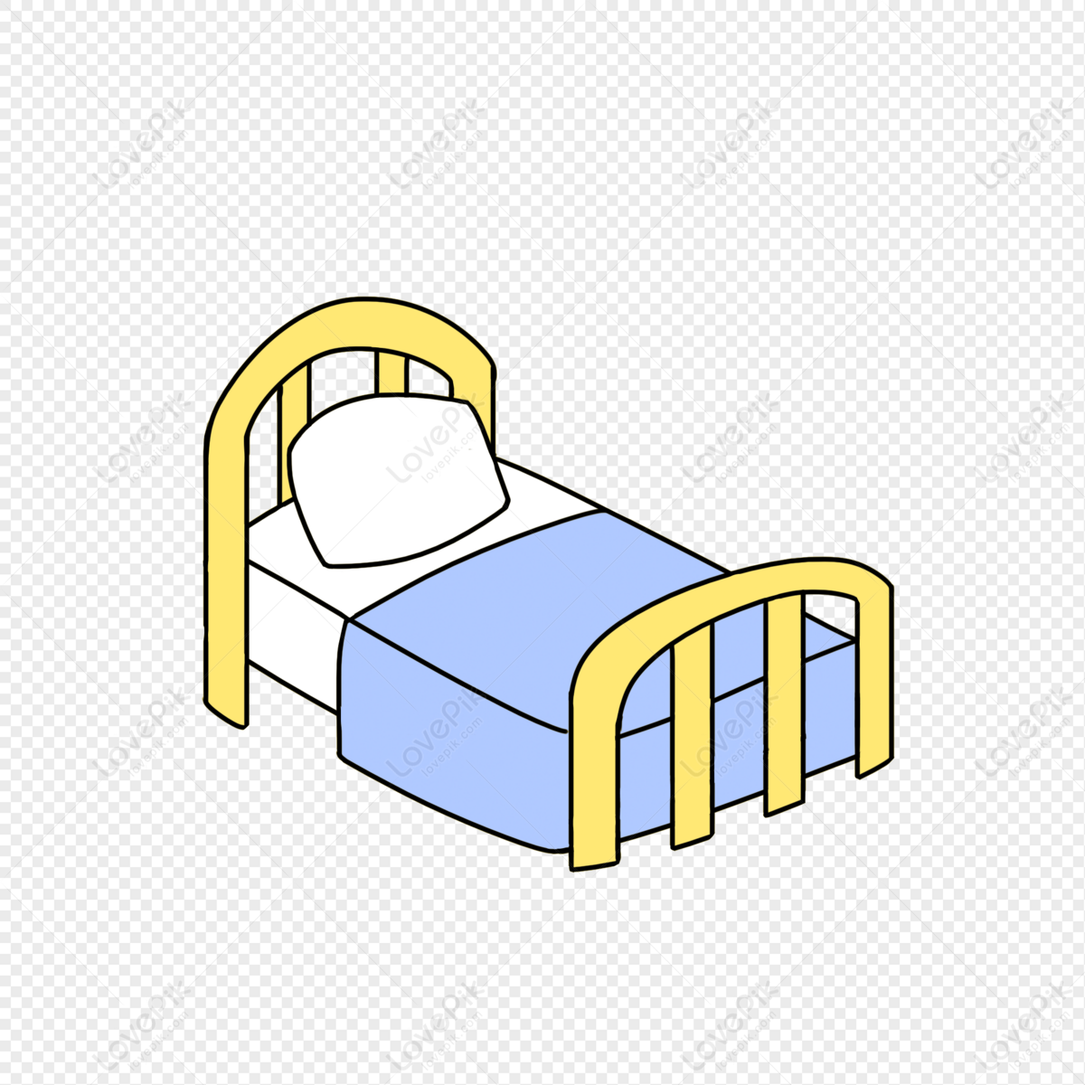 Hand Drawn Cartoon Nurses Day Clean Bed PNG Transparent And Clipart Image  For Free Download - Lovepik | 401265506