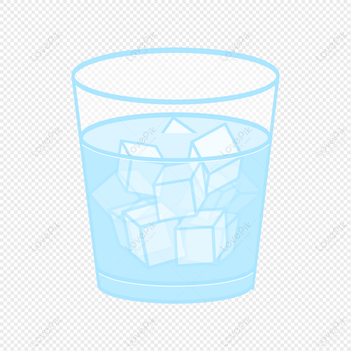 Hand Drawn Cartoon Summer Ice Water Free PNG And Clipart Image For Free  Download - Lovepik | 401194369