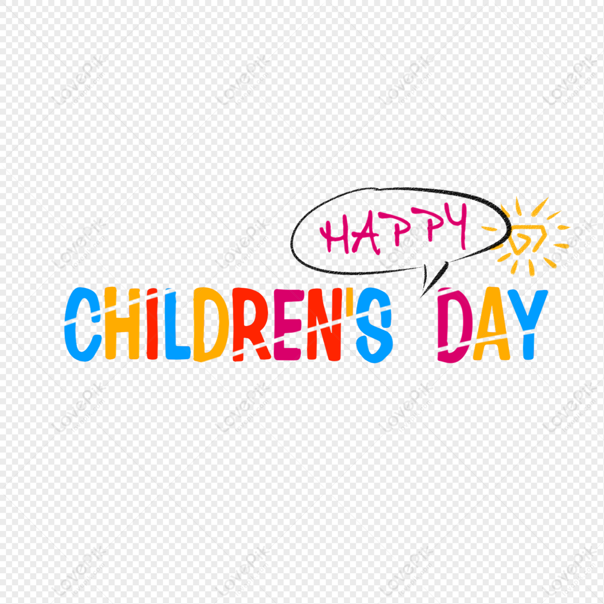 Happy Childrens Day PNG Images With Transparent Background | Free ...