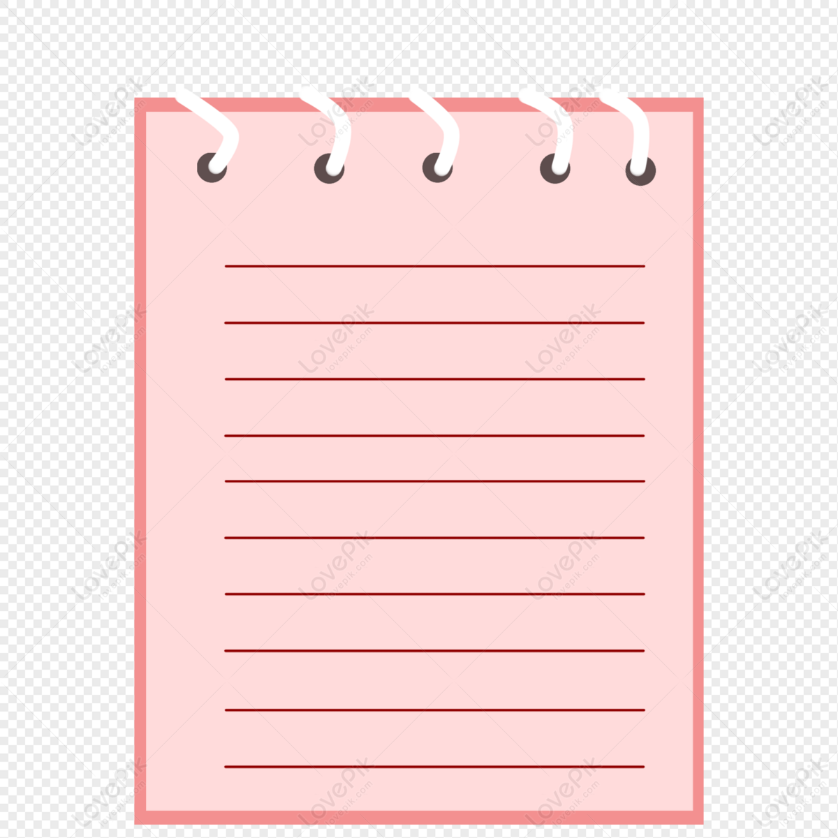 Cartoon Notepad PNG Images With Transparent Background | Free Download On  Lovepik