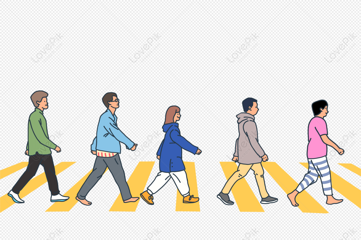 Walking People PNG Images With Transparent Background | Free Download On  Lovepik