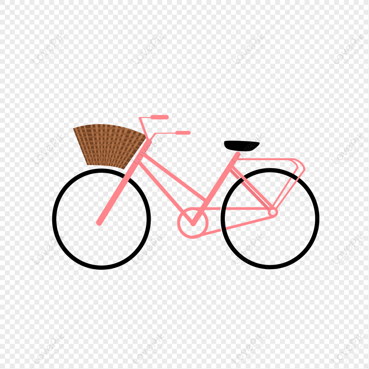 Pink Cartoon Bicycle PNG Hd Transparent Image And Clipart Image For Free  Download - Lovepik | 401172864
