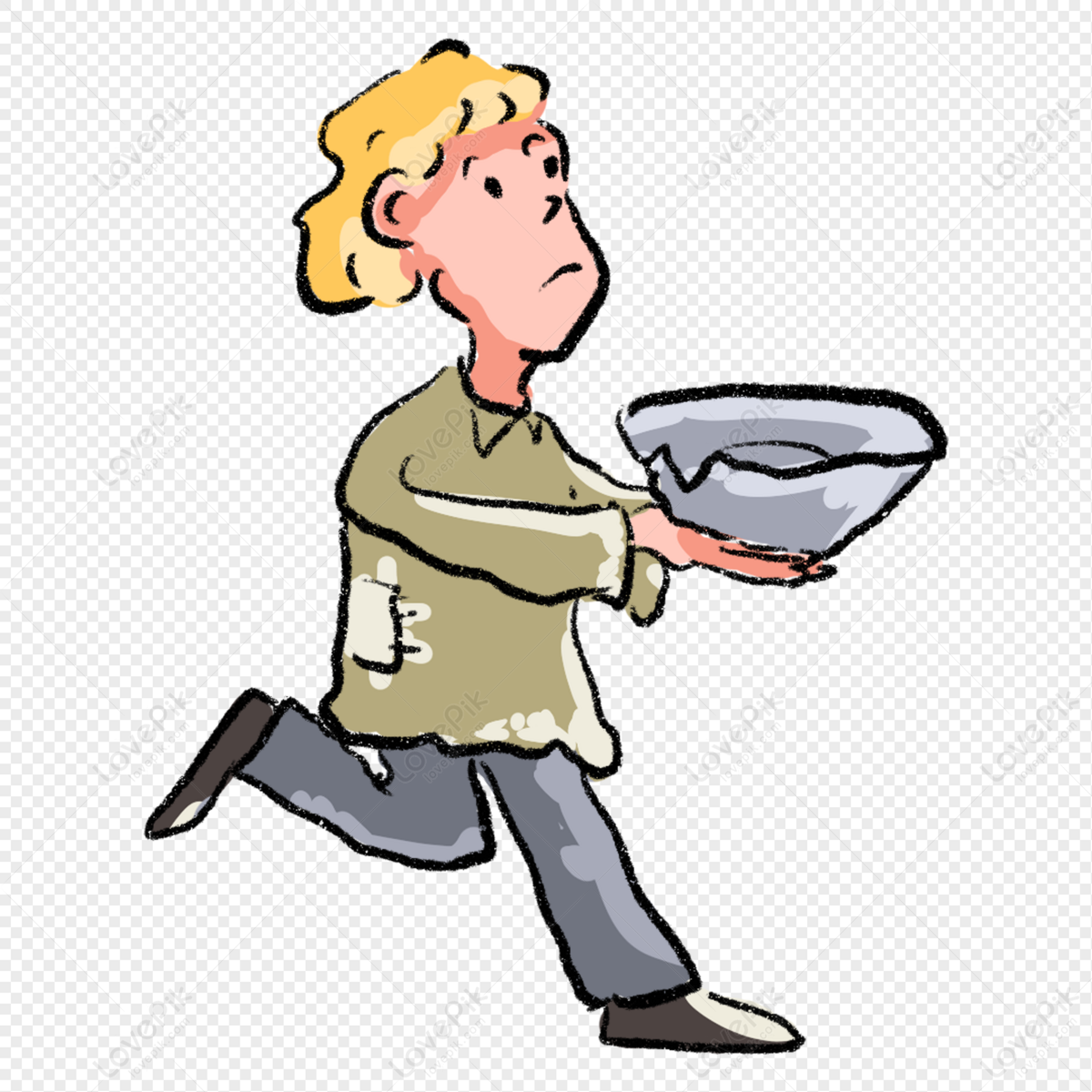 Poor Man Bowling Street Begging Comics PNG Image Free Download And Clipart  Image For Free Download - Lovepik | 401245991