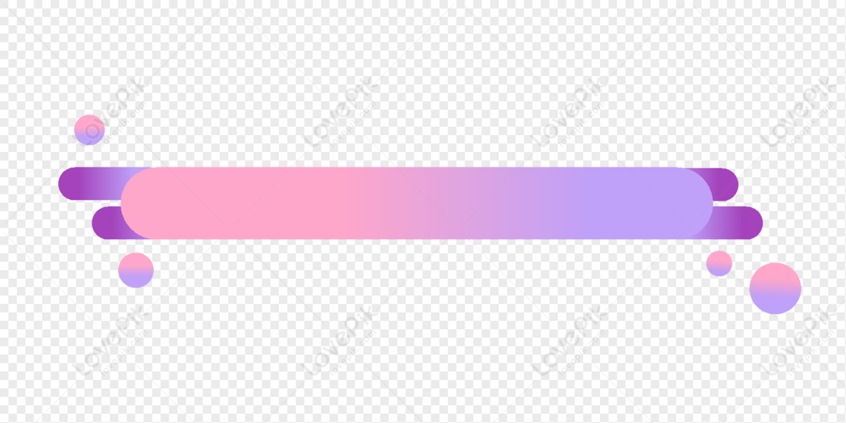 Purple Pink Gradient Title Background Dividing Line PNG Transparent  Background And Clipart Image For Free Download - Lovepik | 401239380