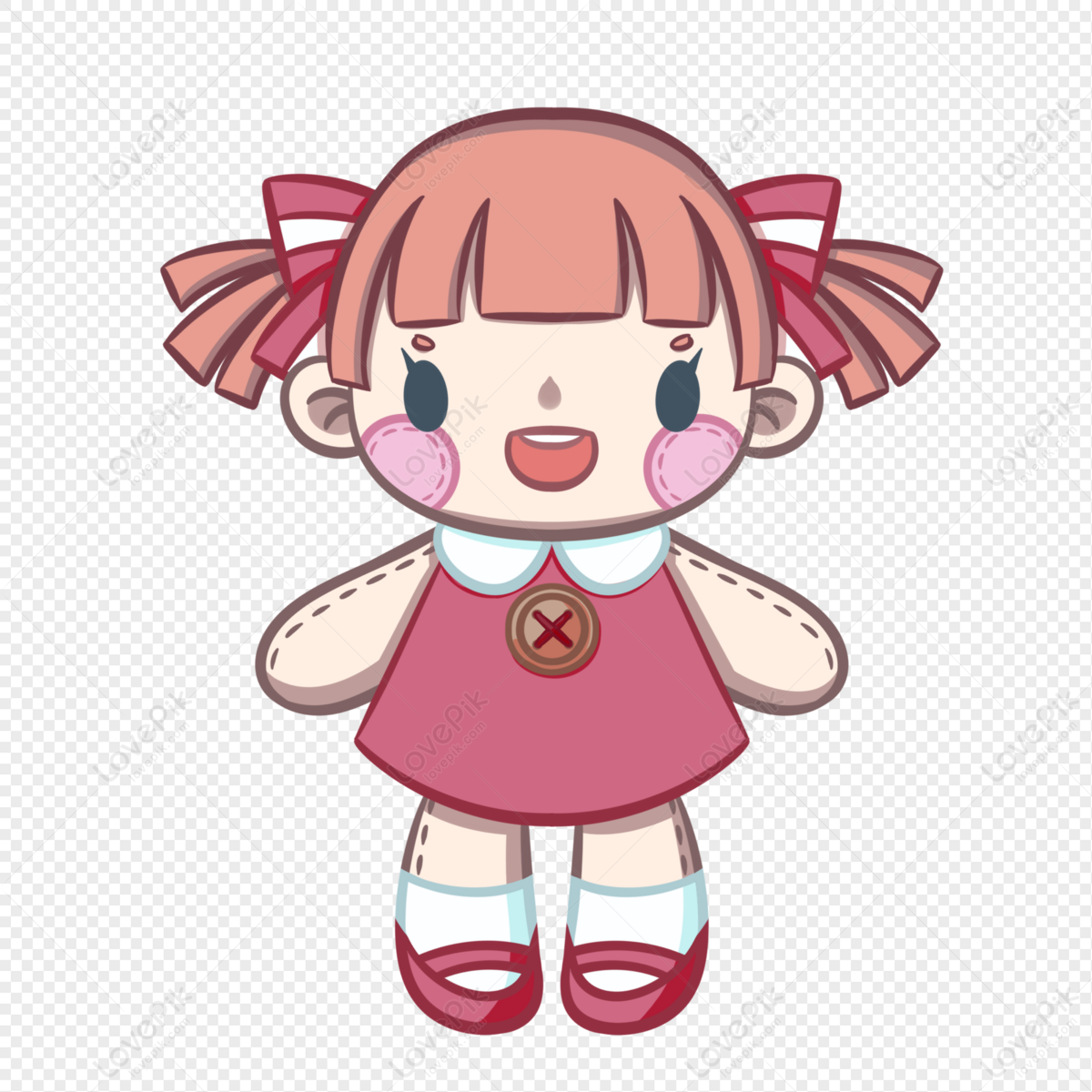 Thumb Image - Menina Boneca Desenho, HD Png Download , Transparent Png  Image - PNGitem