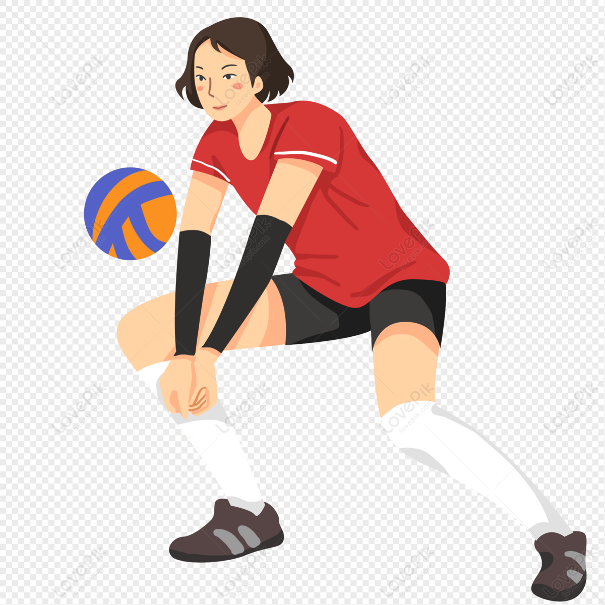 Volleyball Player In Motion, Teamer, Athletes, Volleyball Match PNG ...