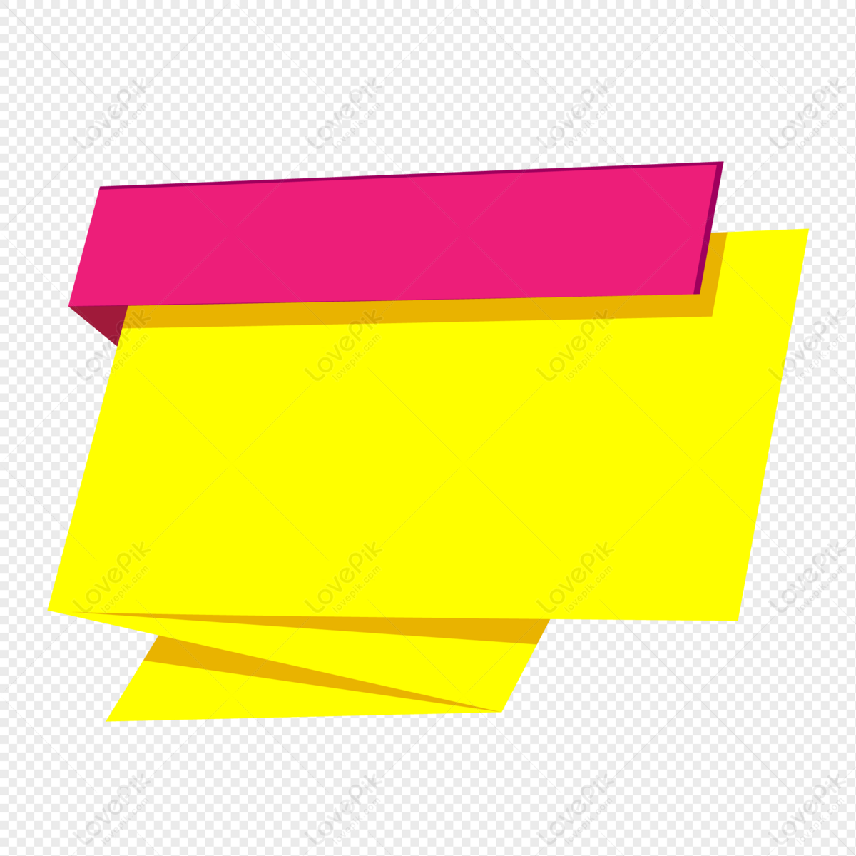 Yellow Commercial Banner, Yellow Banner, Blank Banner, Color PNG Free ...