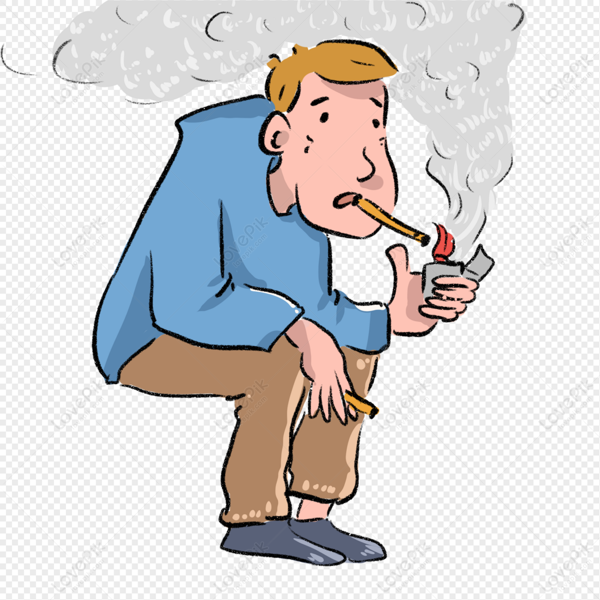 Cartoon Smoke PNG Images With Transparent Background | Free Download On  Lovepik