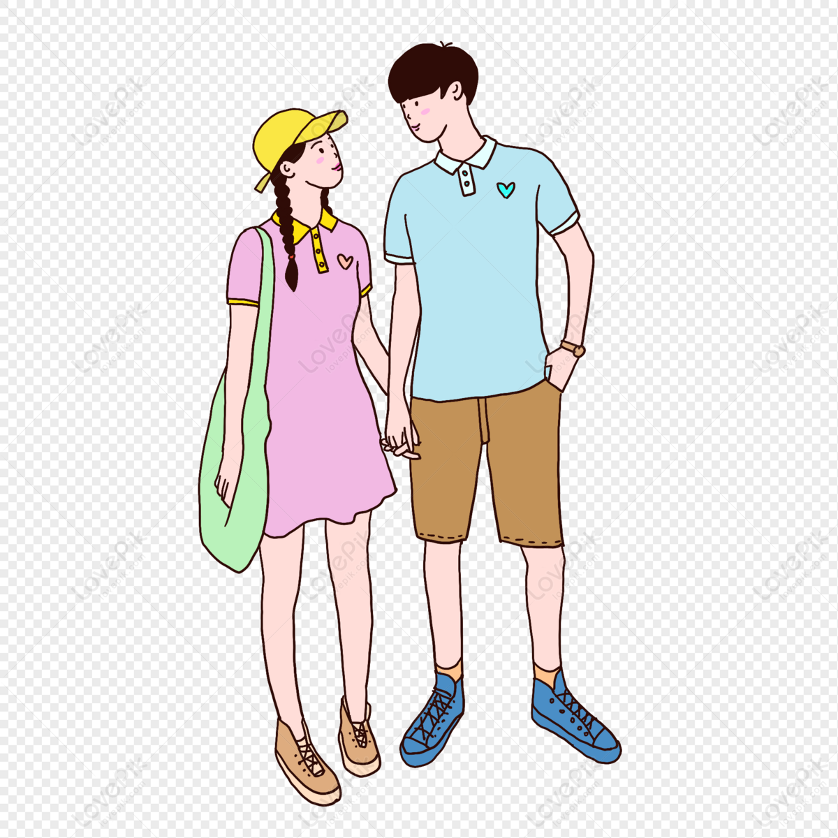Hình ảnh Cặp đôi Hoạt Hình PNG Miễn Phí Tải Về - Lovepik
