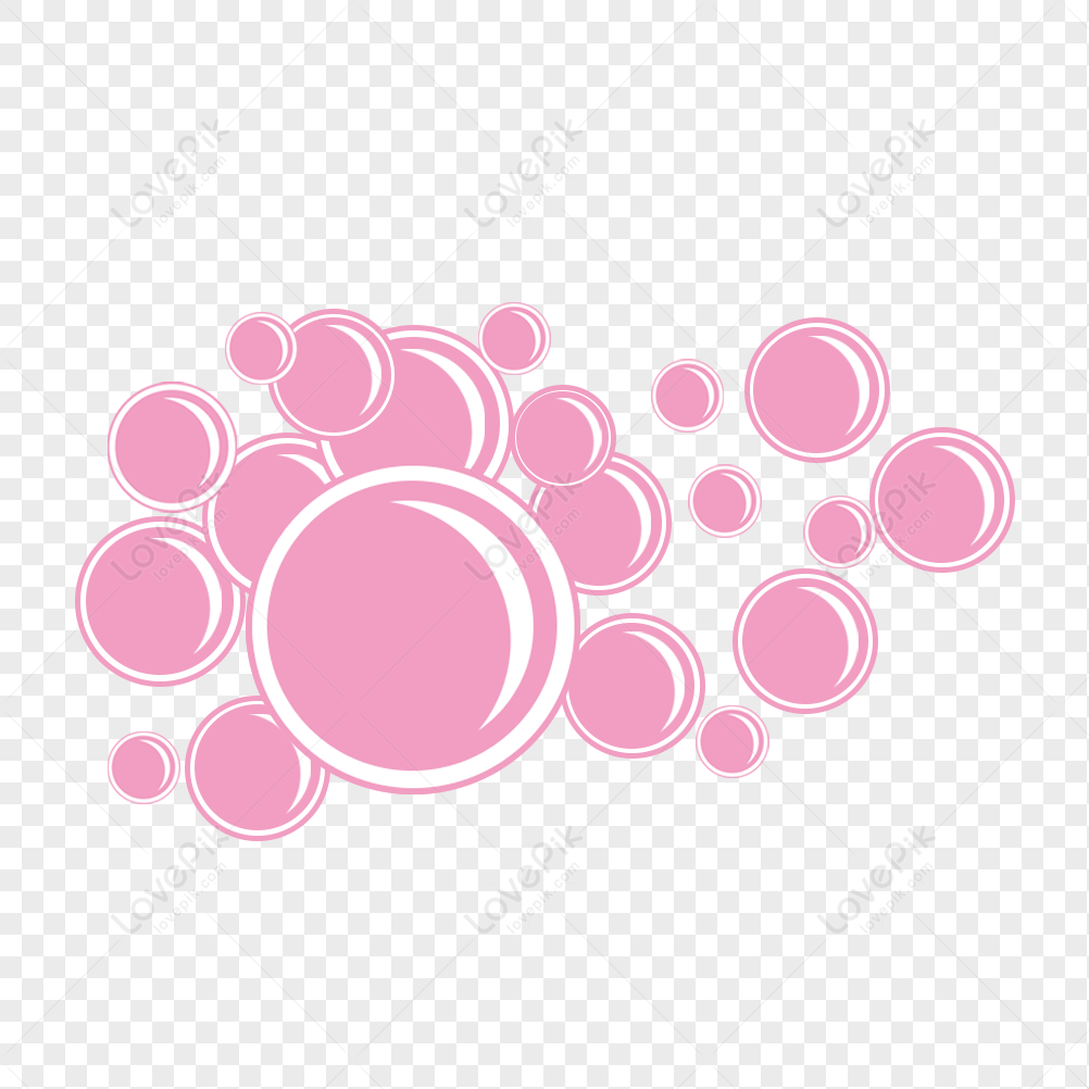Cartoon Hand Painted Pink Bubble Decoration PNG Transparent Image And  Clipart Image For Free Download - Lovepik | 401326607