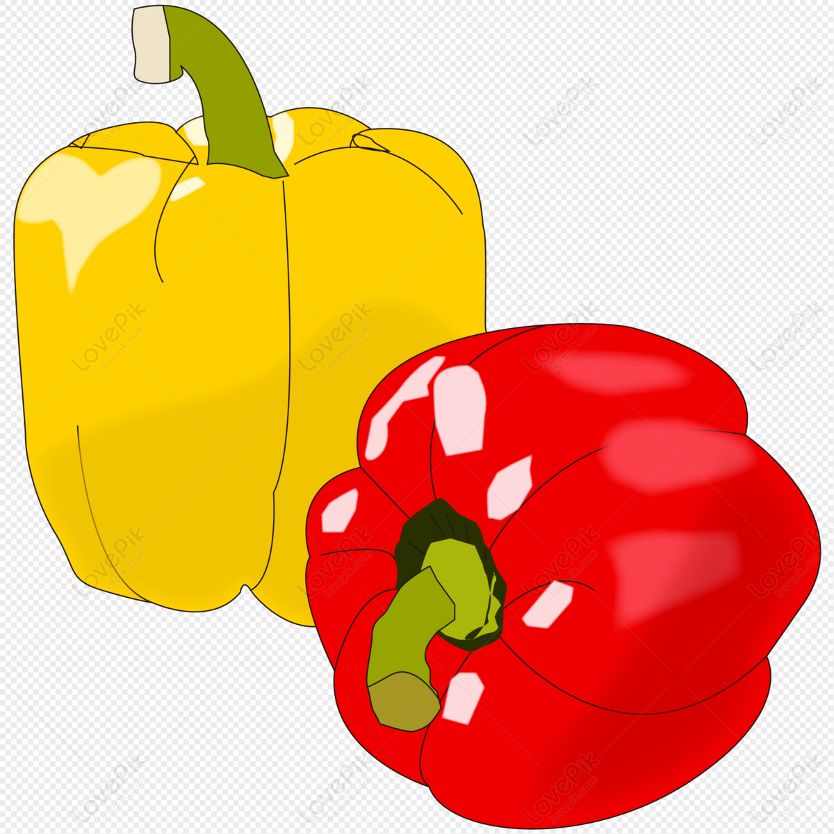 bell pepper cartoon