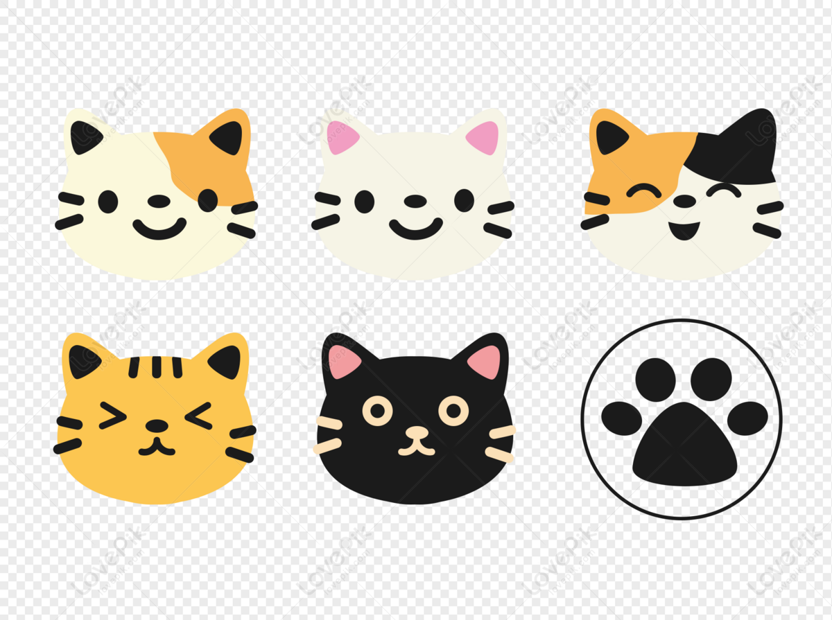 Kawaii Cat PNG, Vector, PSD, and Clipart With Transparent Background for  Free Download