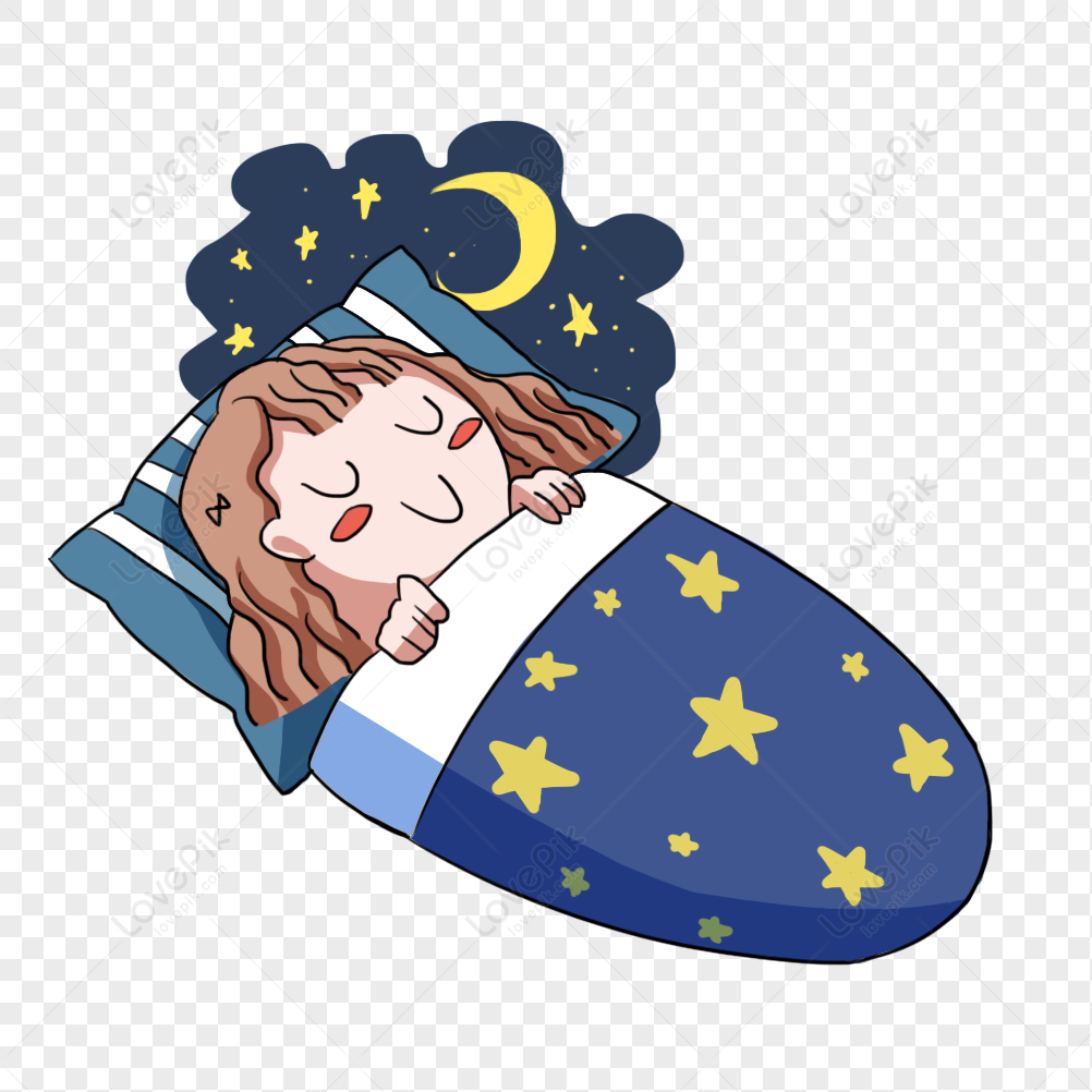 i go to bed clipart