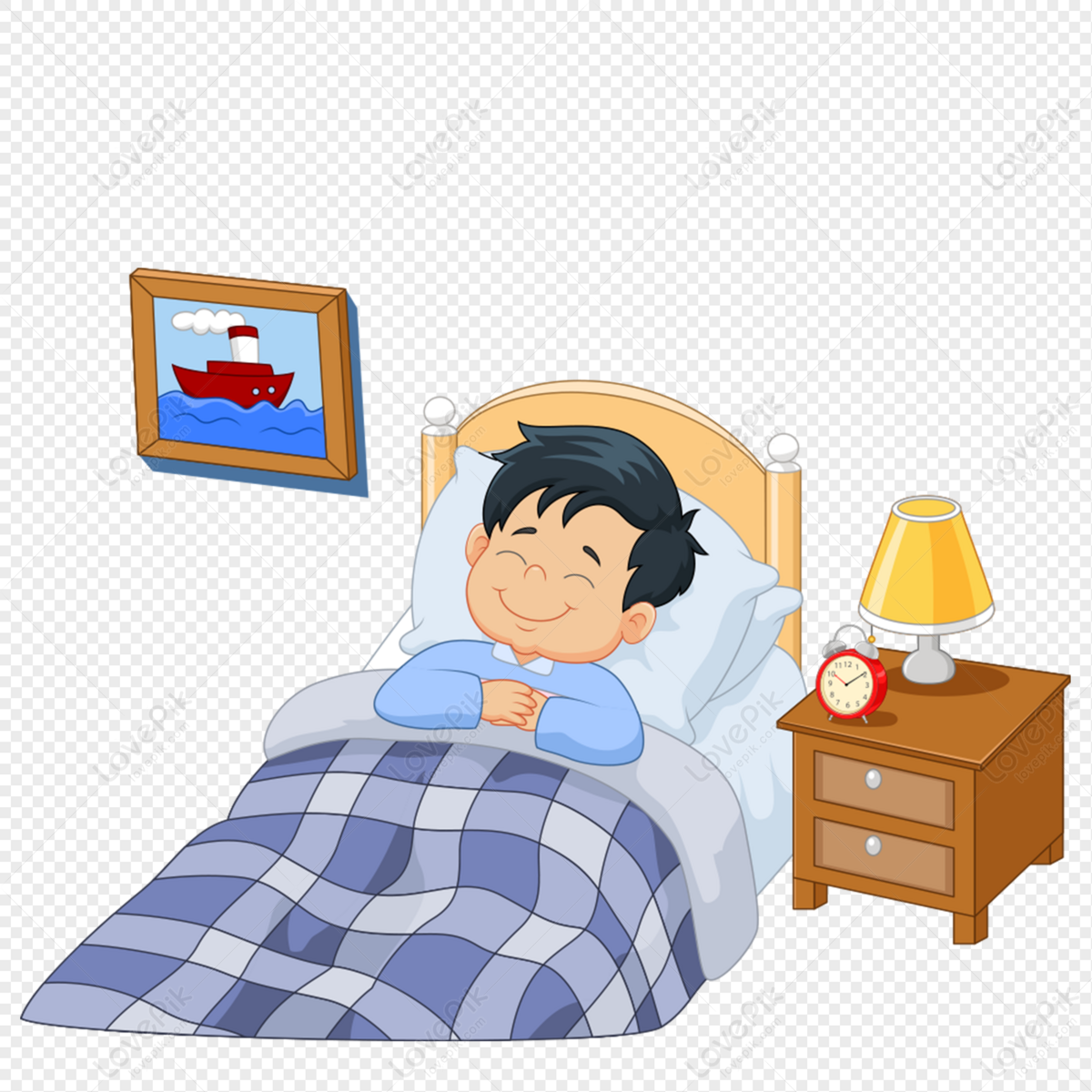 to go to bed clipart png