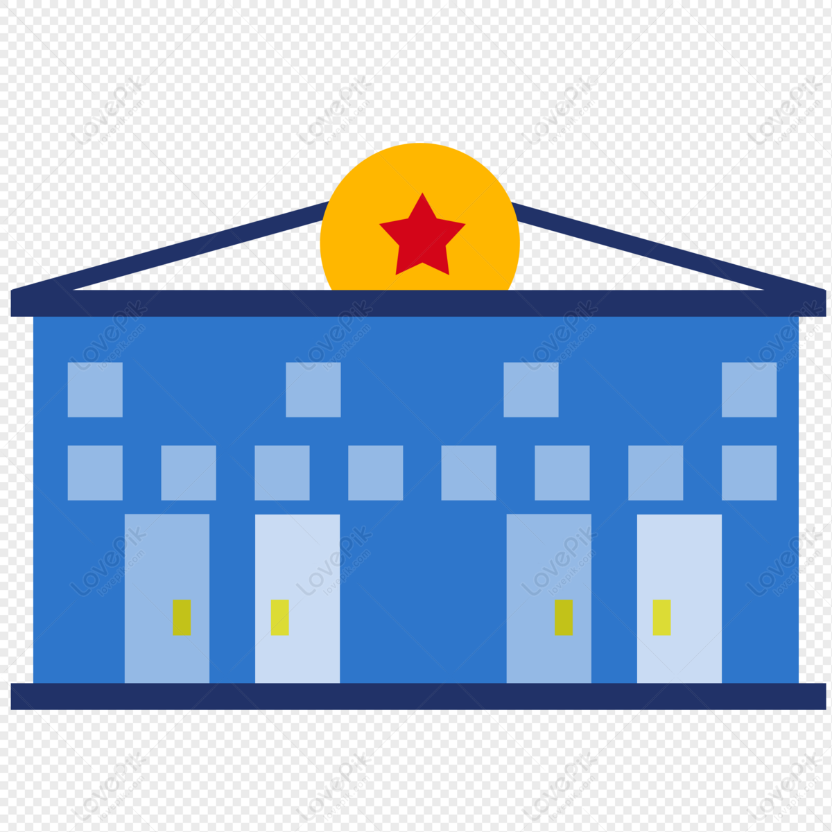 Police station building icon, outline style 14505483 Vector Art at Vecteezy