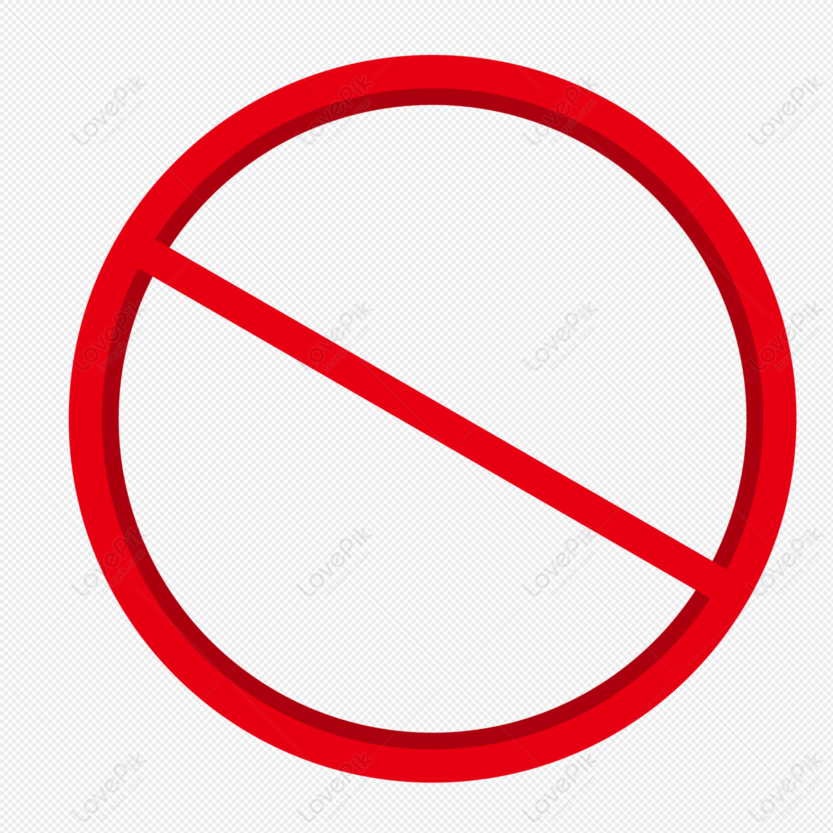 Prohibition sign, prohibited sign, material, prohibited png picture