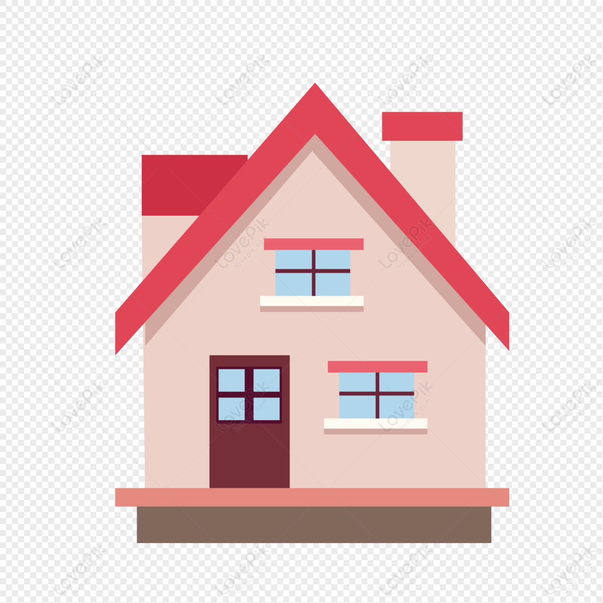 Red House PNG Transparent Image And Clipart Image For Free Download ...