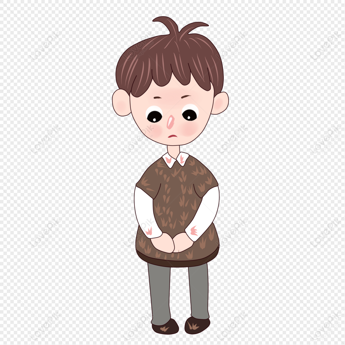 Sad Boy PNG Picture And Clipart Image For Free Download - Lovepik |  401302755