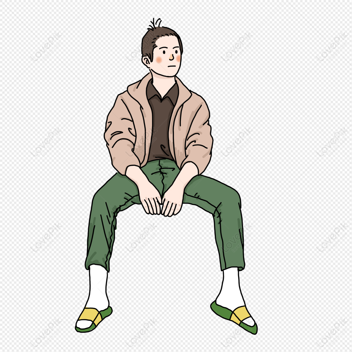 Sitting PNG Images With Transparent Background | Free Download On Lovepik