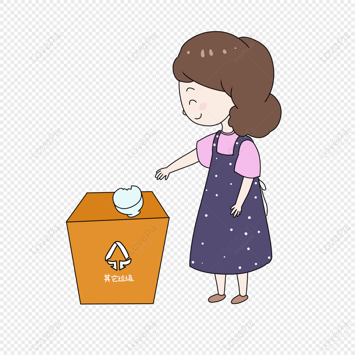 Throwing Other Garbage PNG Image Free Download And Clipart Image For ...