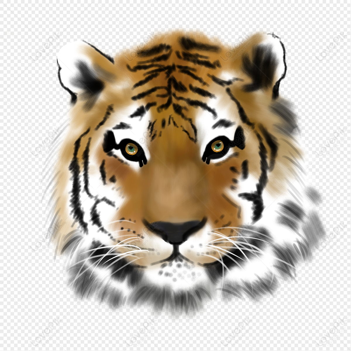 Tiger Cat Yellow PNG Image Free Download And Clipart Image For Free ...