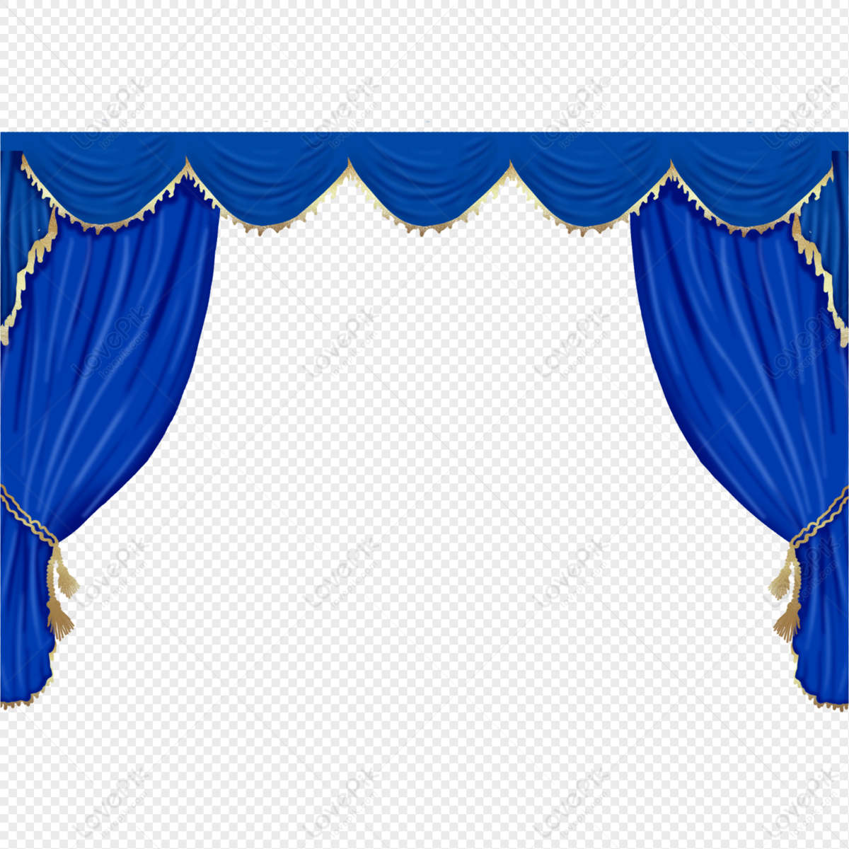 Blue Noble Stage Curtain PNG Transparent Image And Clipart Image For Free  Download - Lovepik | 401471357