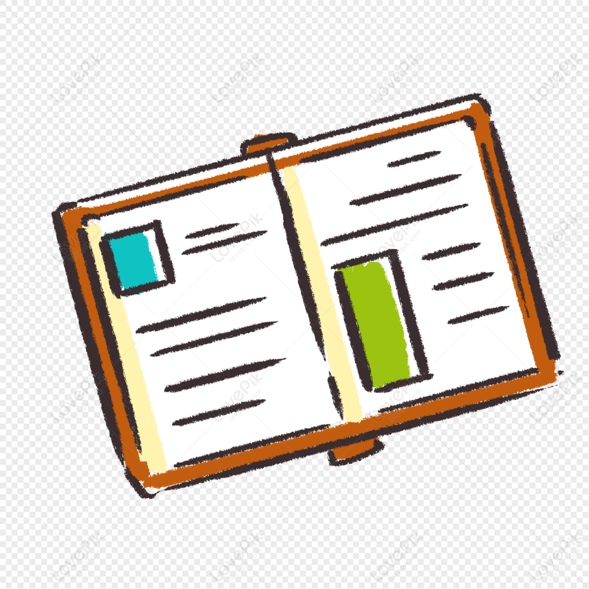 Book Notebook Cartoon Illustration PNG Free Download And Clipart Image For  Free Download - Lovepik | 401502563