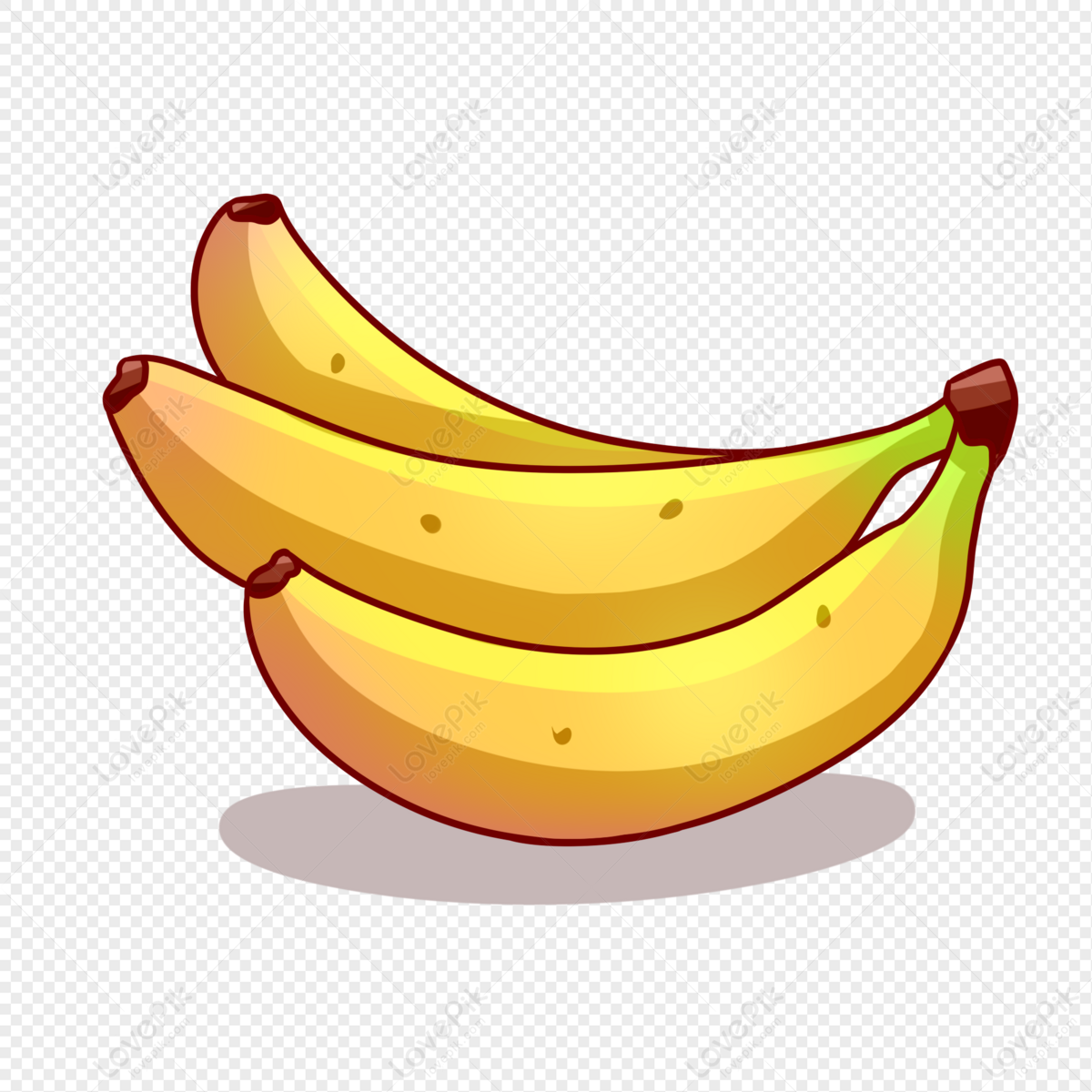Cartoon Banana PNG Image and PSD File For Free Download - Lovepik