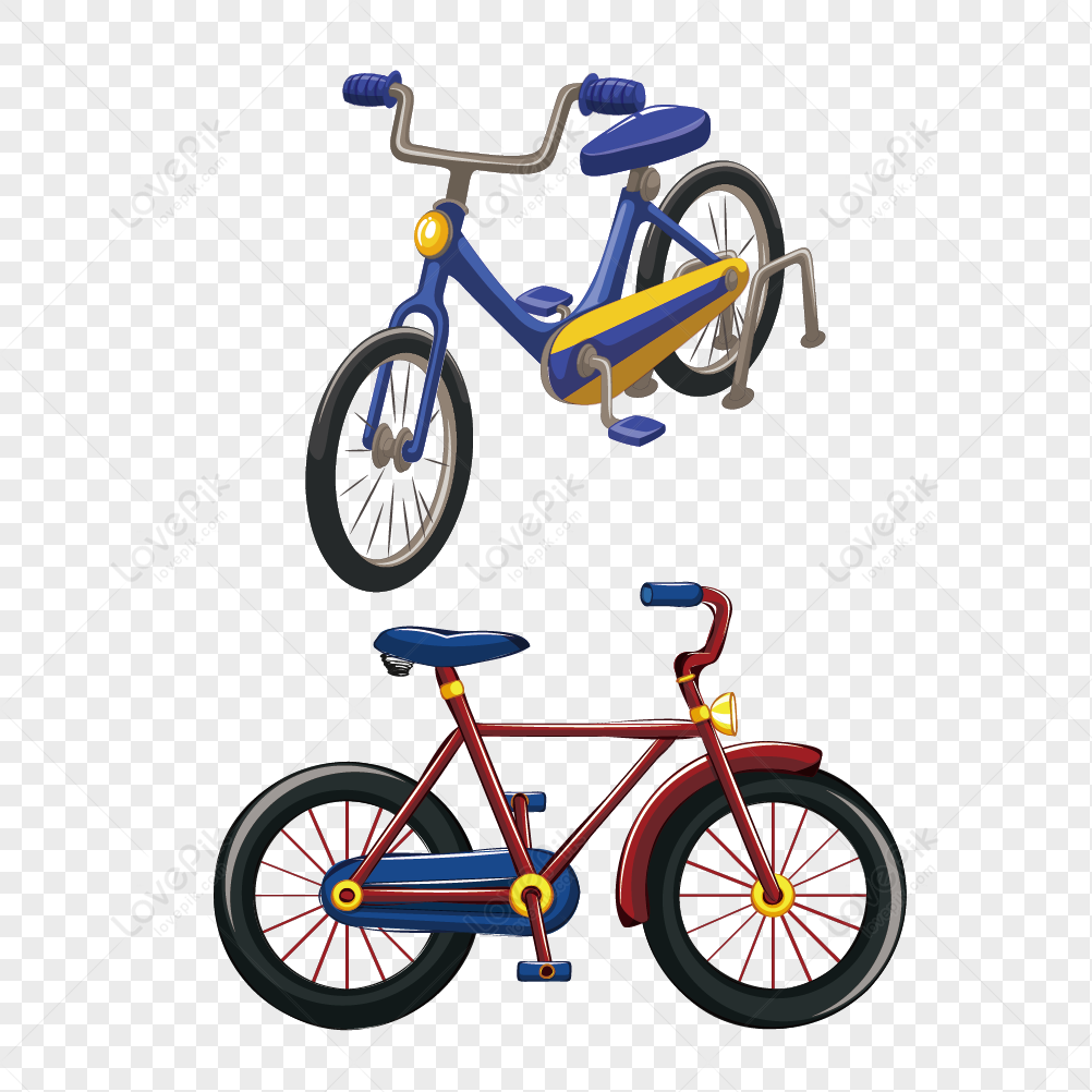 Cartoon Bicycle PNG Images With Transparent Background | Free Download On  Lovepik