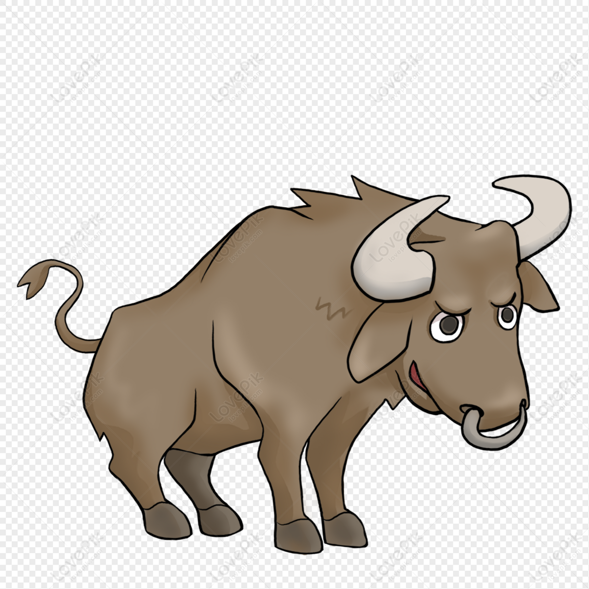 Cartoon Bull PNG Images With Transparent Background | Free Download On  Lovepik